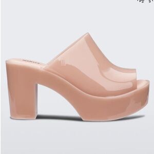 Melissa Women's Blush Platform Mules